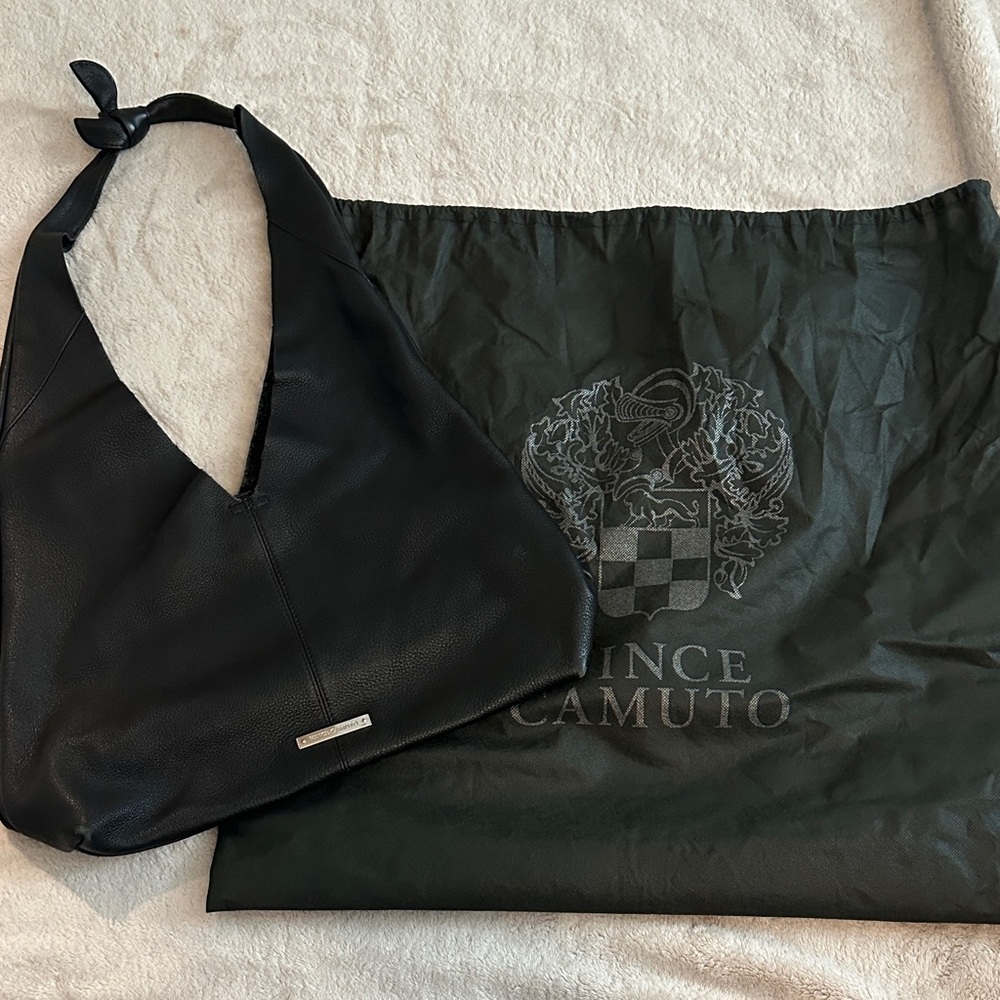 Vince Camuto Elegant Black Hobo Bag